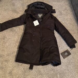 Women's Nobis Tula Black Hooded Puffer Coat NWT